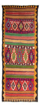 Kilim antiguo Alfombra 140x355cm