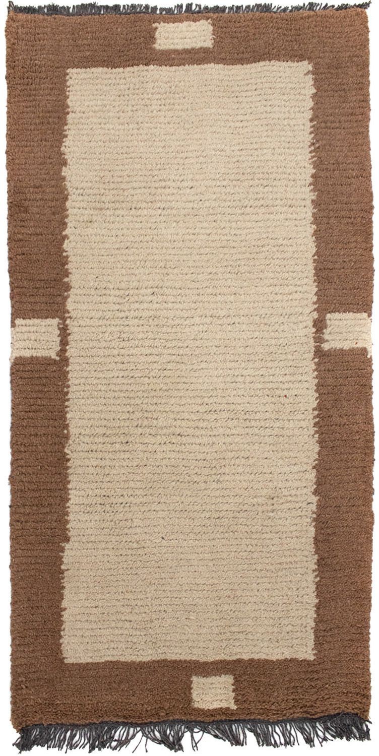 Alfombra de Nepal - 140 x 70 cm - beige