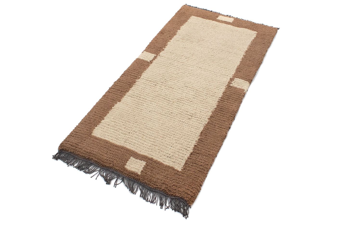 Alfombra de Nepal - 140 x 70 cm - beige