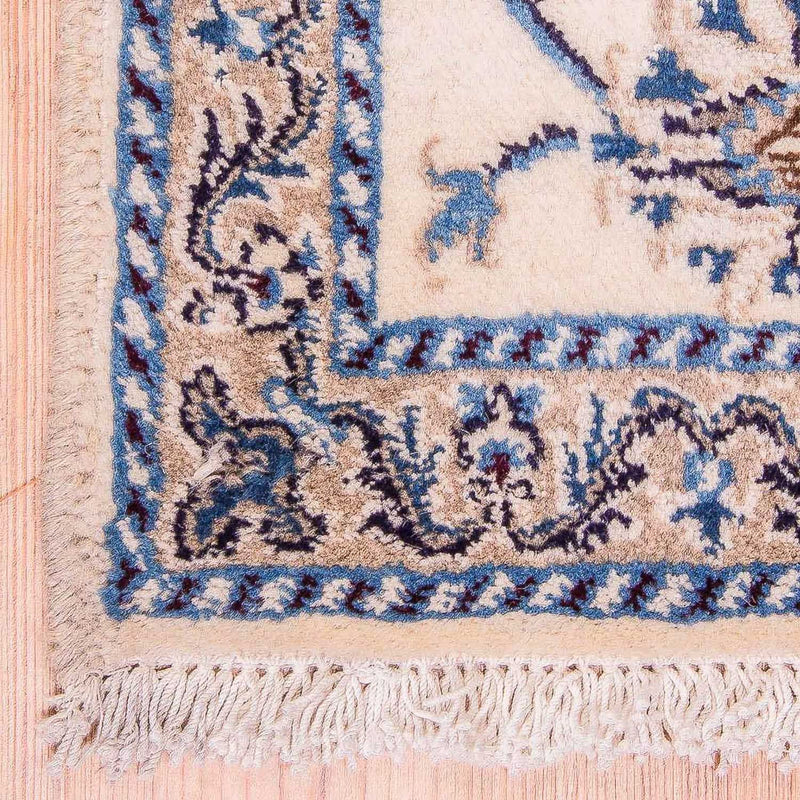 Alfombra de pasillo Alfombra persa - Nain - 143 x 69 cm - beige