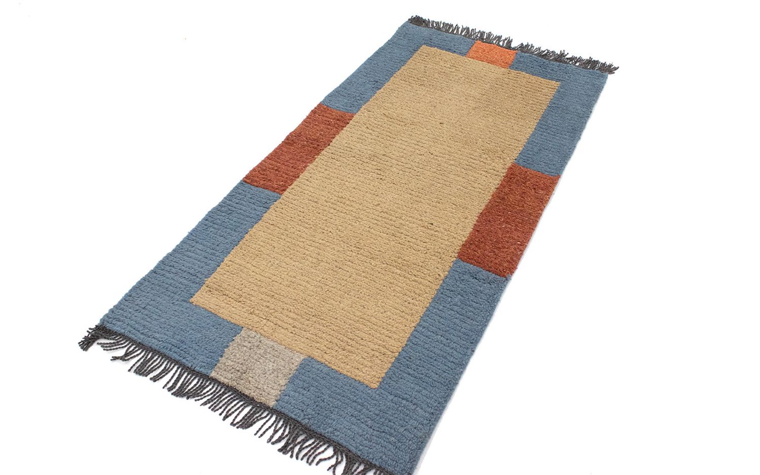 Alfombra de Nepal - 140 x 70 cm - beige