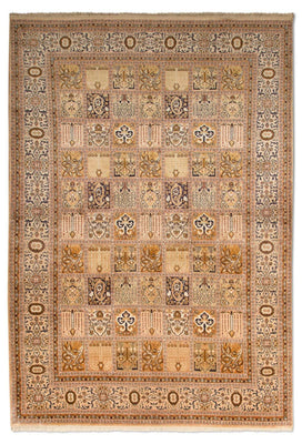 Alfombra de seda - Seda de Cachemira - 240 x 157 cm - beige
