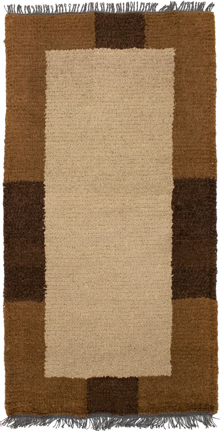 Alfombra de Nepal - 140 x 70 cm - beige