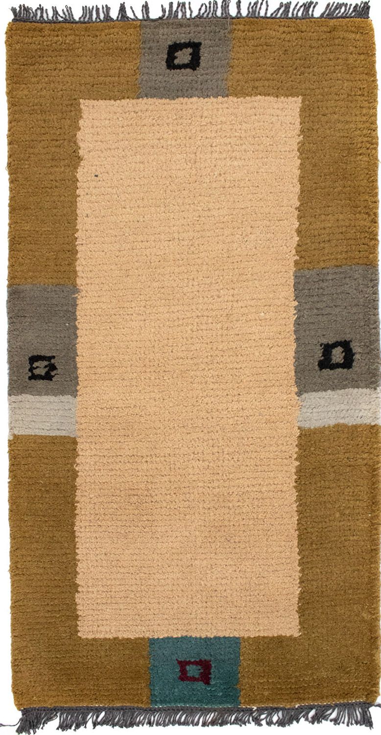 Alfombra de Nepal - 140 x 70 cm - beige