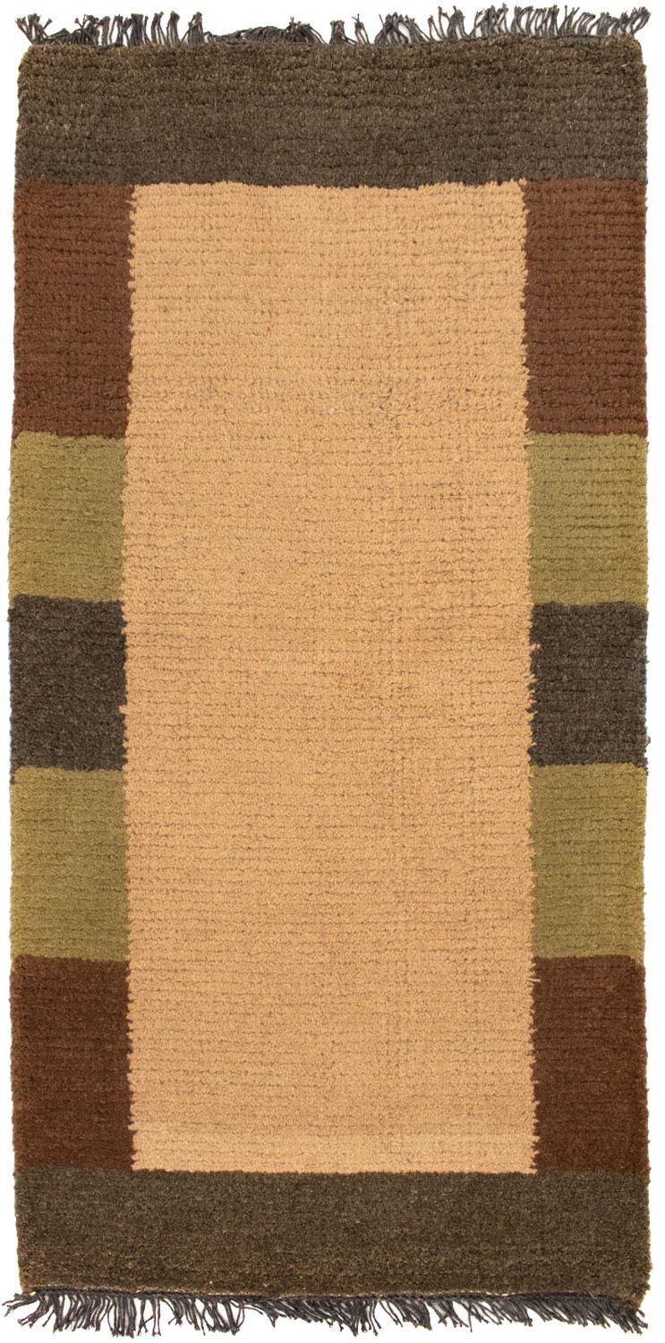 Alfombra de Nepal - 140 x 70 cm - beige