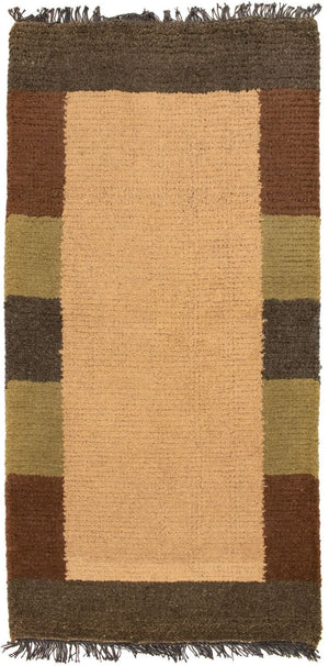 Alfombra de Nepal - 140 x 70 cm - beige
