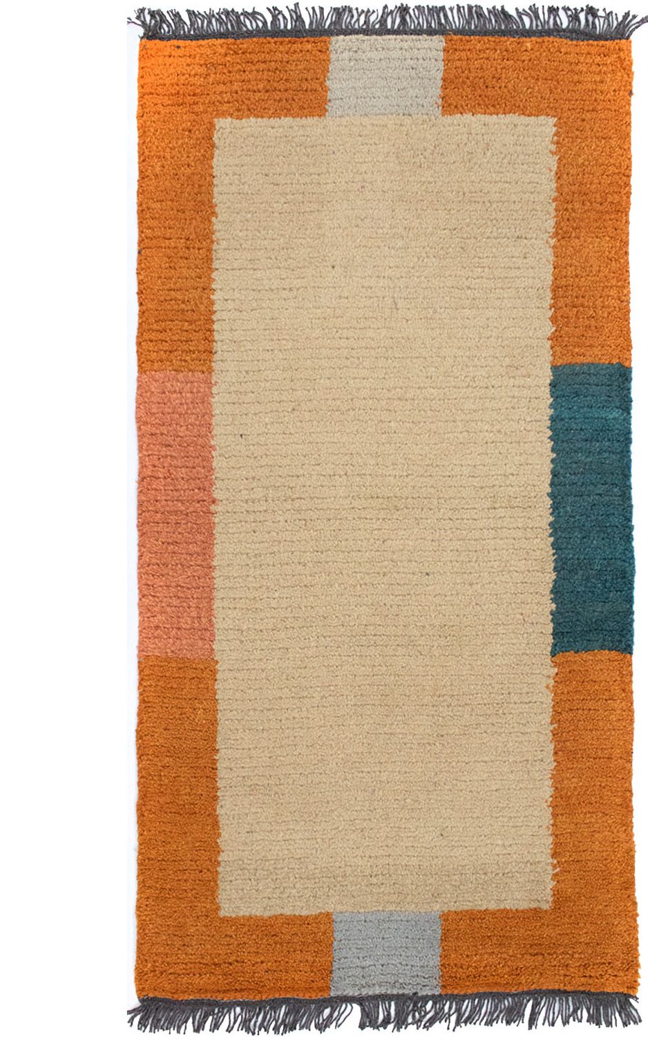 Alfombra de Nepal - 140 x 70 cm - beige