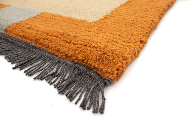 Alfombra de Nepal - 140 x 70 cm - beige