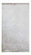 Alfombra de lana - 256 x 153 cm - plata