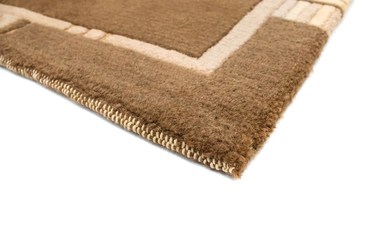 Alfombra de Nepal - 140 x 70 cm - marrón