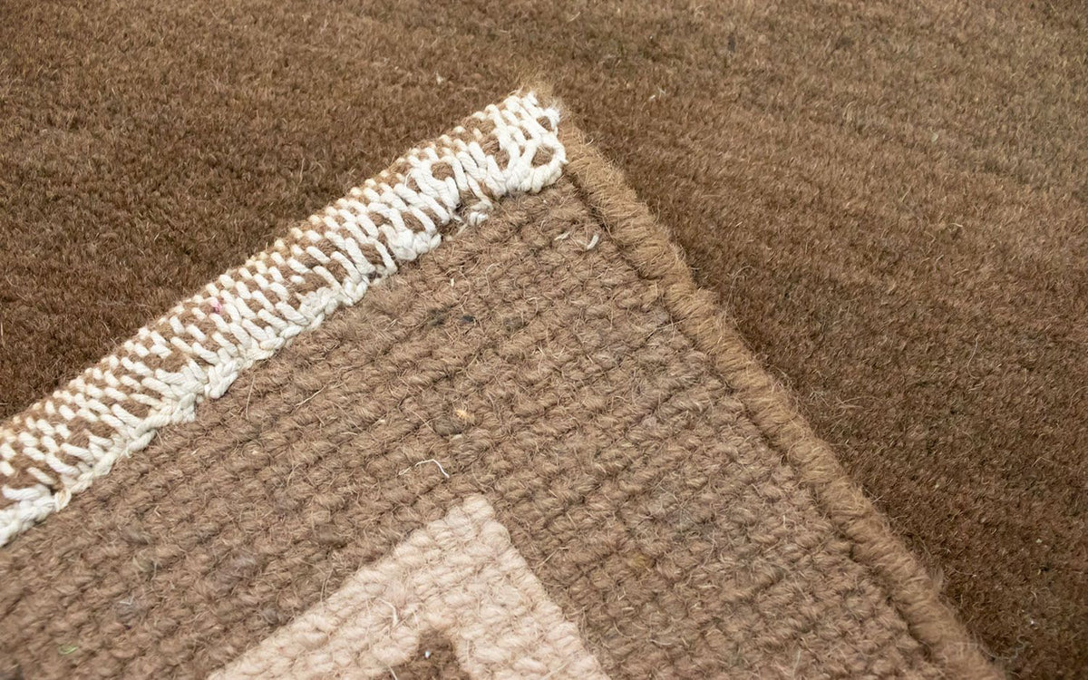 Alfombra de Nepal - 140 x 70 cm - marrón