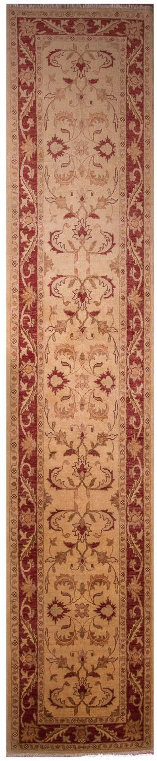 Alfombra de pasillo Alfombra Ziegler - 378 x 76 cm - beige