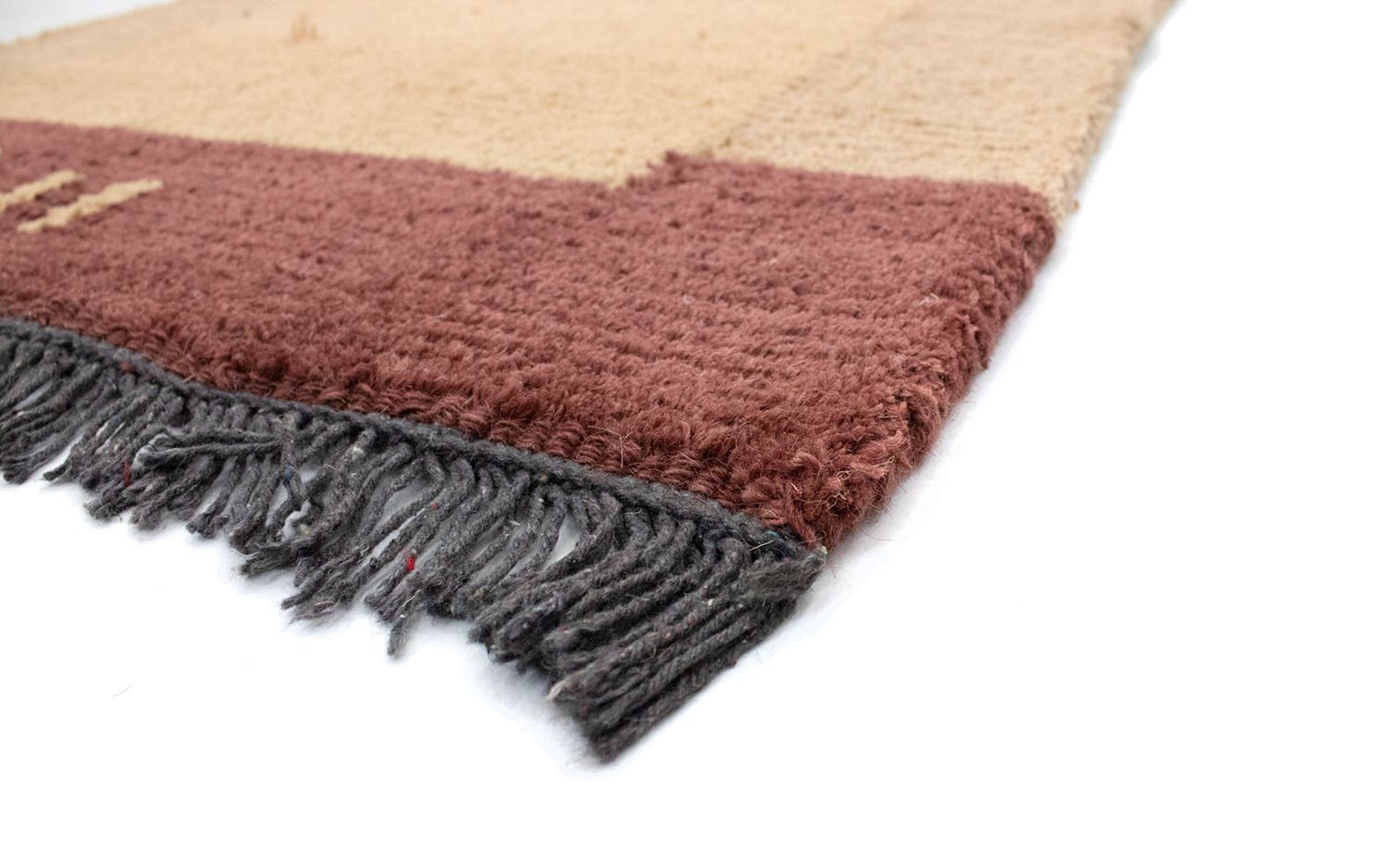 Alfombra de Nepal - 140 x 70 cm - marrón claro