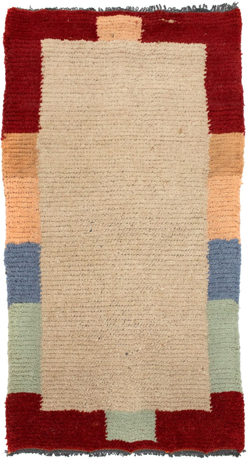 Alfombra de Nepal - 140 x 70 cm - beige