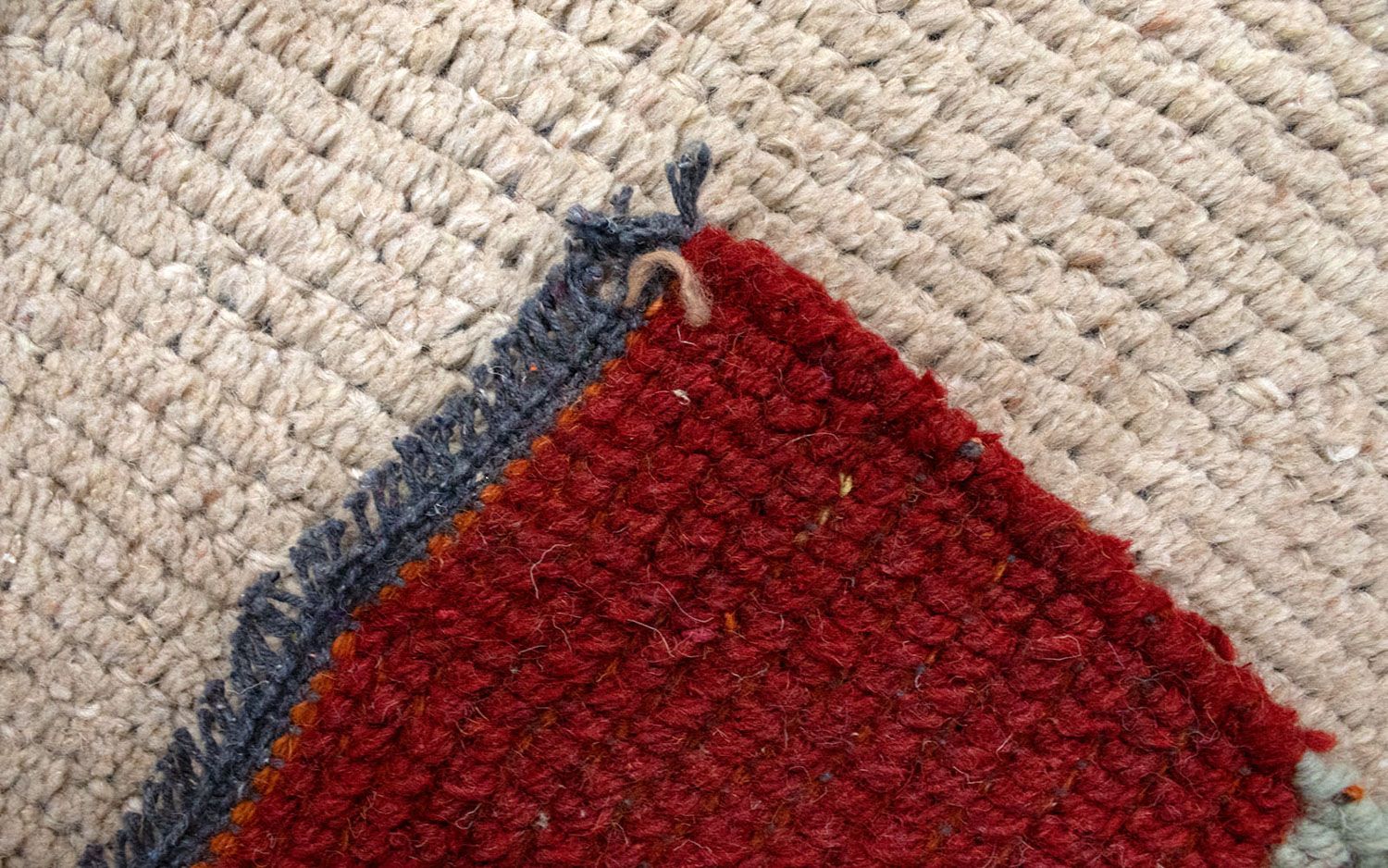 Alfombra de Nepal - 140 x 70 cm - beige
