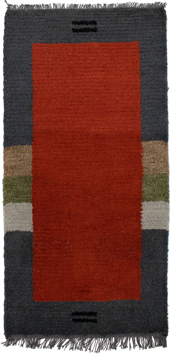 Alfombra de Nepal - 140 x 70 cm - rojo