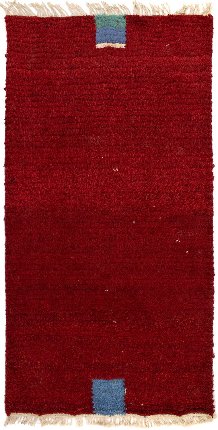 Alfombra de Nepal - 140 x 70 cm - rojo