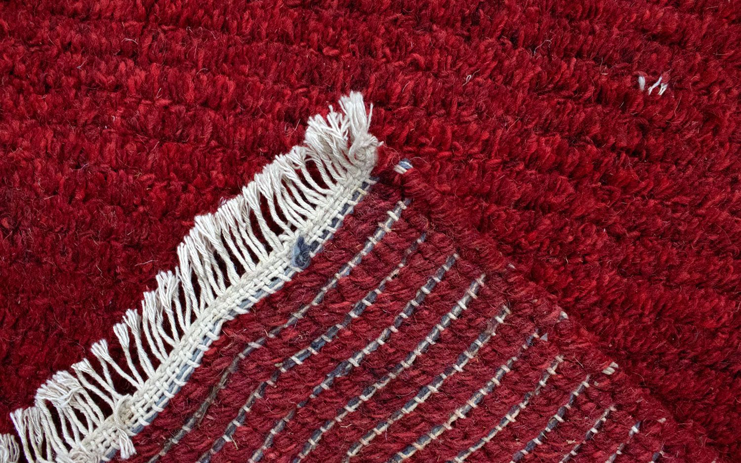 Alfombra de Nepal - 140 x 70 cm - rojo