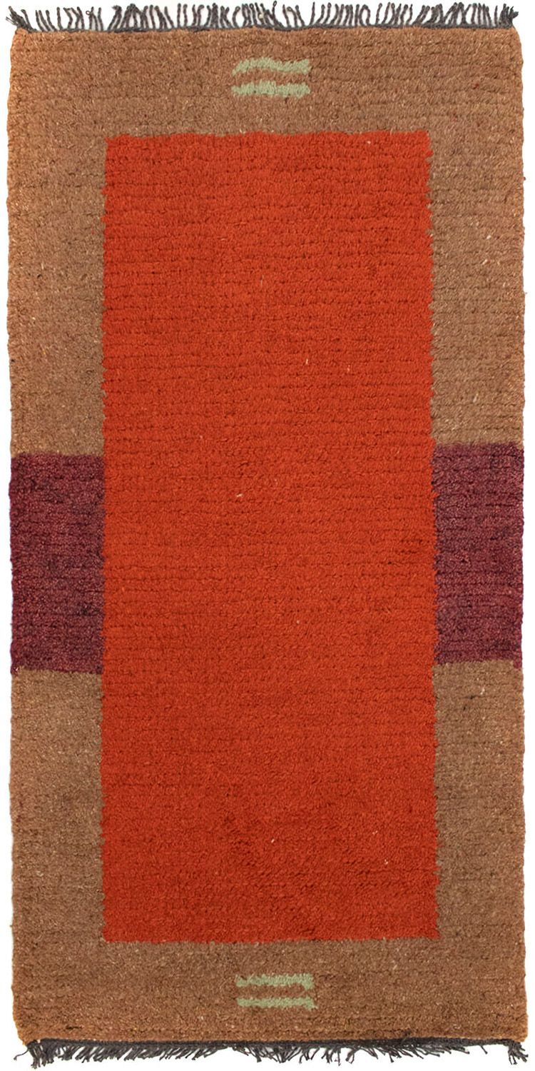 Alfombra de Nepal - 140 x 70 cm - rojo