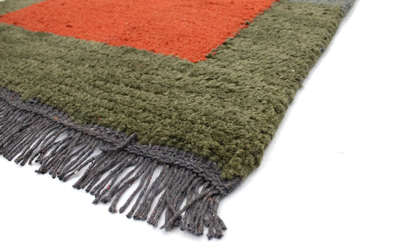 Alfombra de Nepal - 140 x 70 cm - rojo