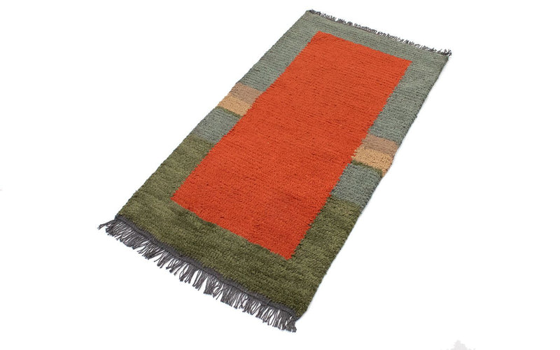 Alfombra de Nepal - 140 x 70 cm - rojo