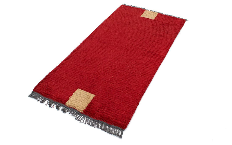 Alfombra de Nepal - 140 x 70 cm - rojo