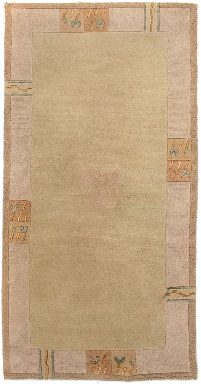 Alfombra de Nepal - 140 x 70 cm - beige
