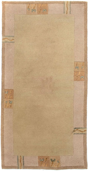 Alfombra de Nepal - 140 x 70 cm - beige