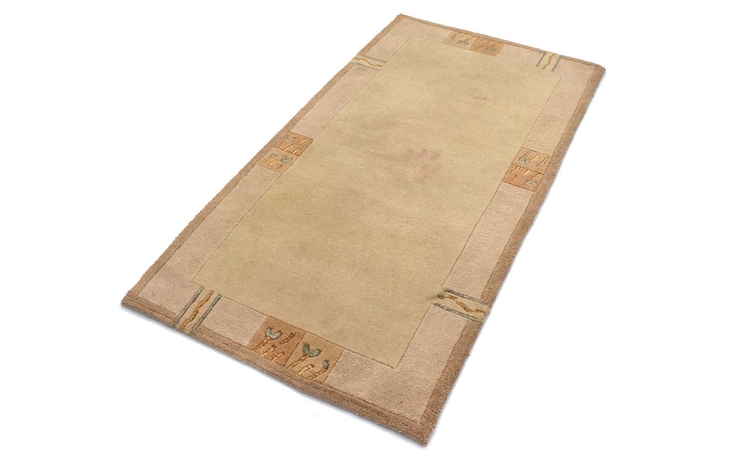 Alfombra de Nepal - 140 x 70 cm - beige