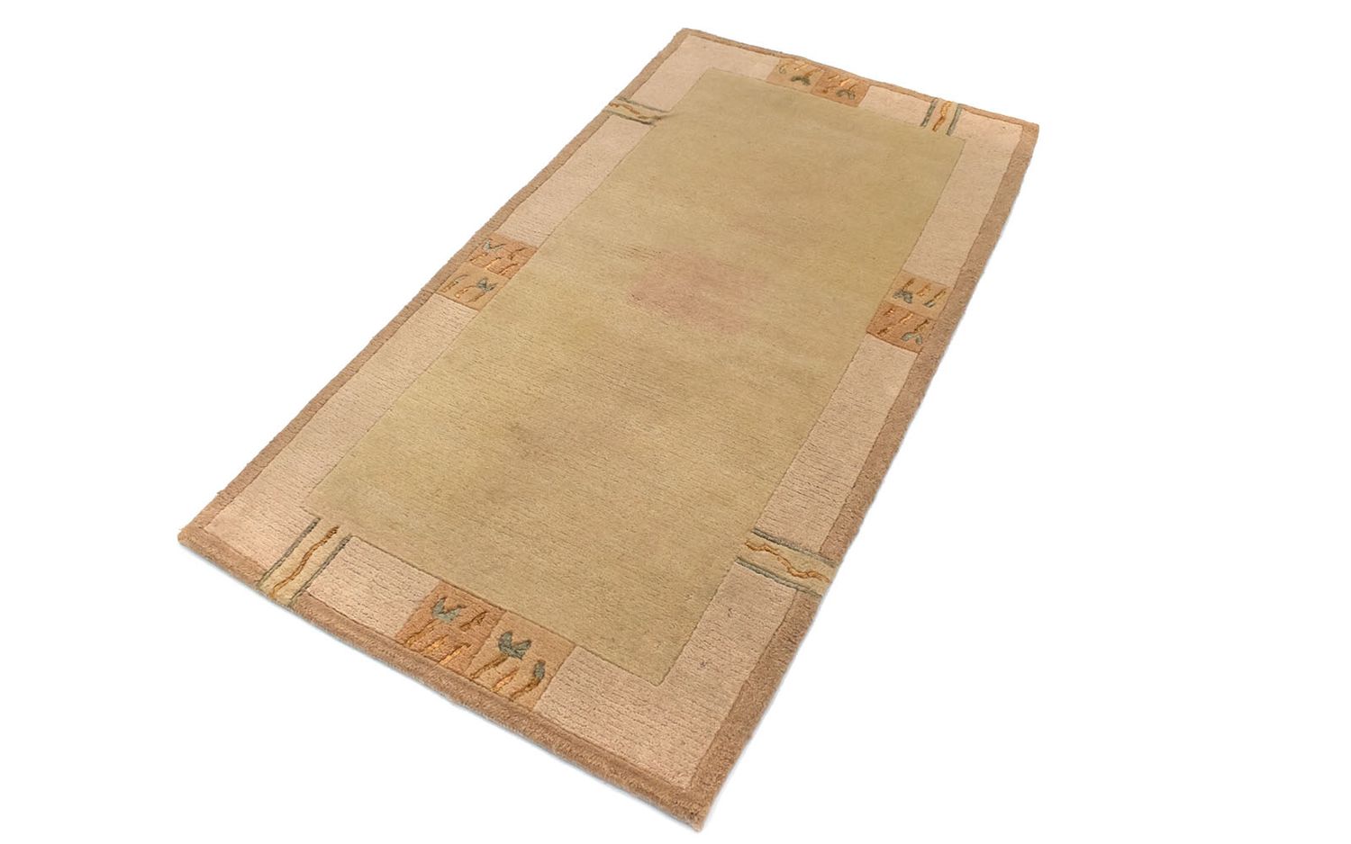 Alfombra de Nepal - 140 x 70 cm - beige