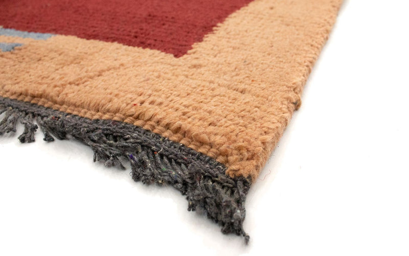 Alfombra de Nepal - 140 x 70 cm - rojo