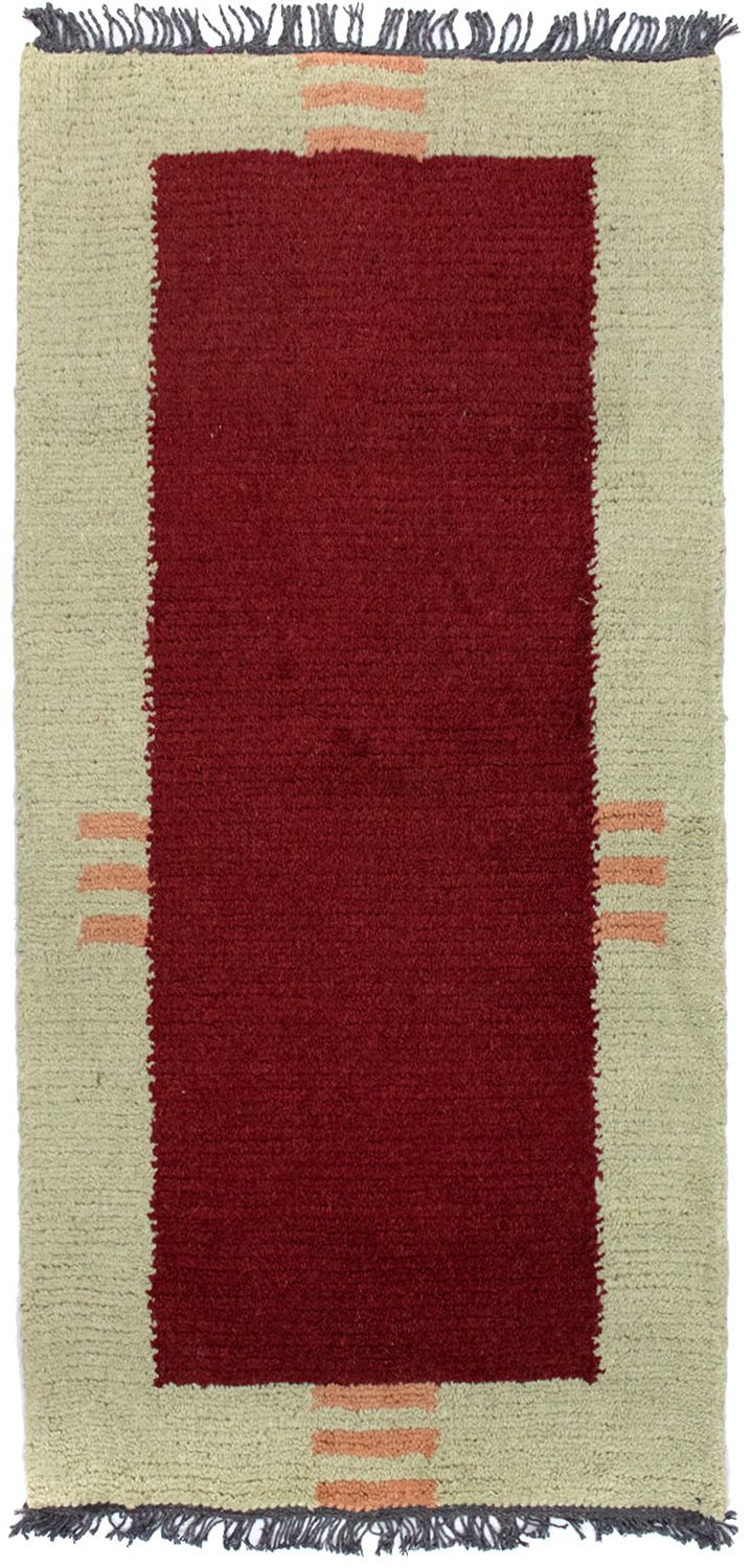 Alfombra de Nepal - 140 x 70 cm - rojo