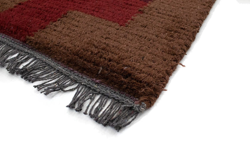 Alfombra de Nepal - 140 x 70 cm - rojo vino