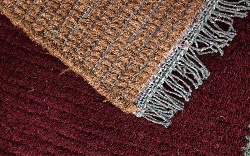 Alfombra de Nepal - 140 x 70 cm - rojo vino