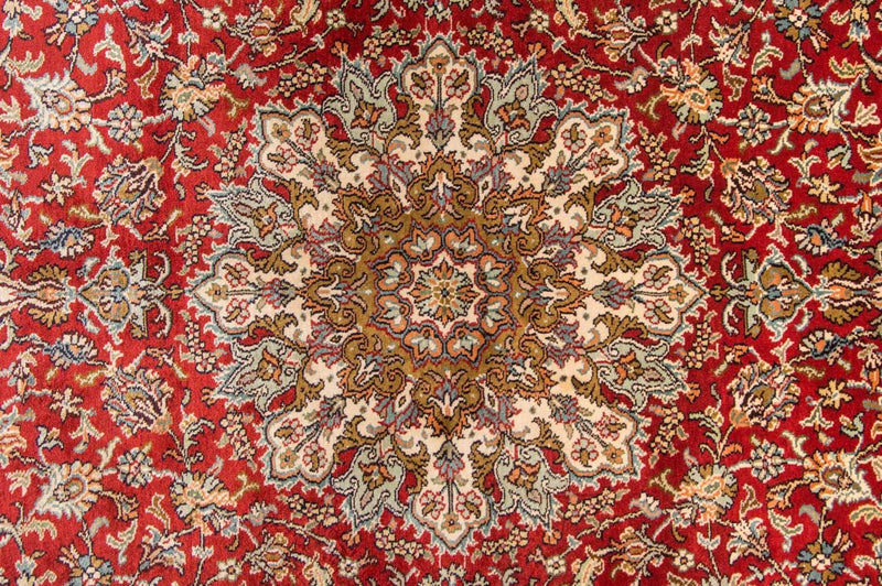 Alfombra de seda - Seda de Cachemira - 218 x 156 cm - rojo