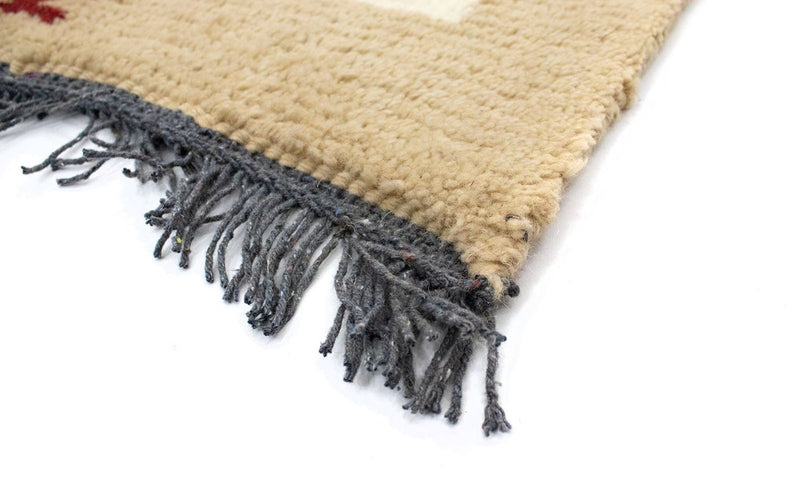 Alfombra de Nepal - 140 x 70 cm - beige