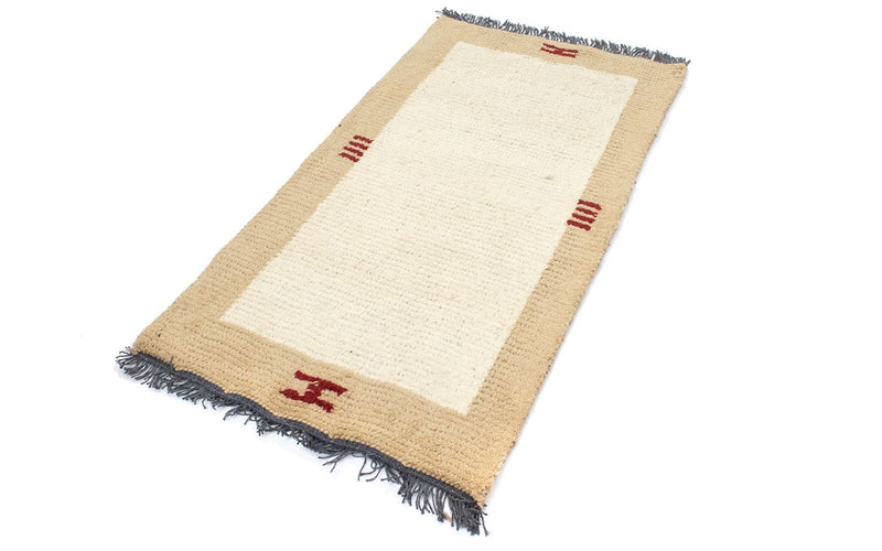 Alfombra de Nepal - 140 x 70 cm - beige