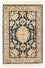 Alfombra de seda - Seda de Cachemira - 98 x 63 cm - azul