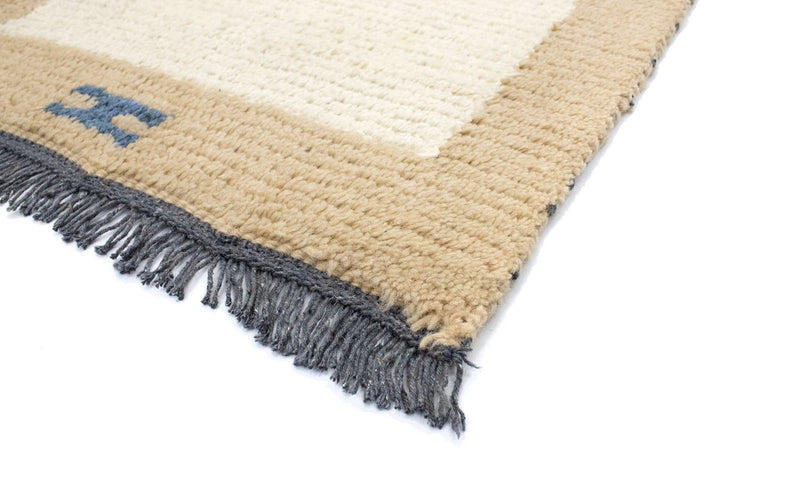 Alfombra de Nepal - 140 x 70 cm - beige