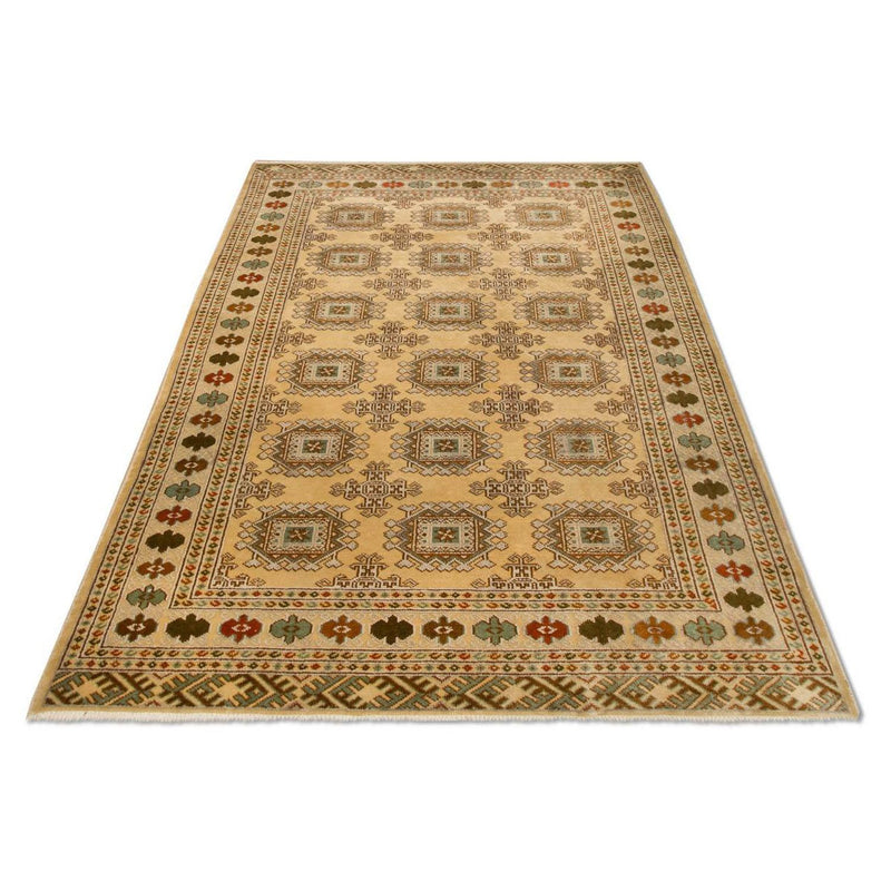 Alfombra Turkaman - 184 x 126 cm - beige
