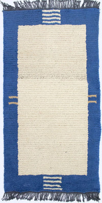 Alfombra de Nepal - 140 x 70 cm - beige