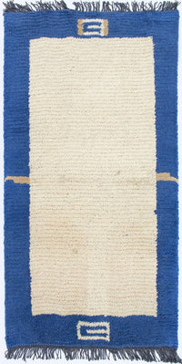 Alfombra de Nepal - 140 x 70 cm - beige