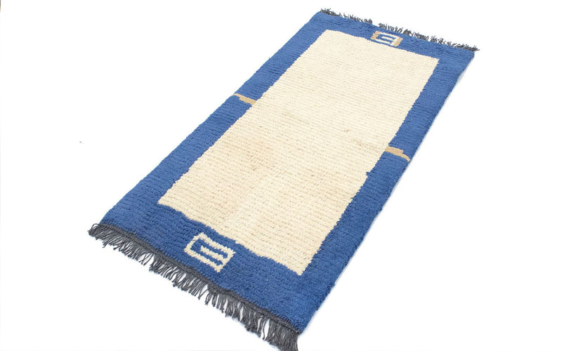 Alfombra de Nepal - 140 x 70 cm - beige