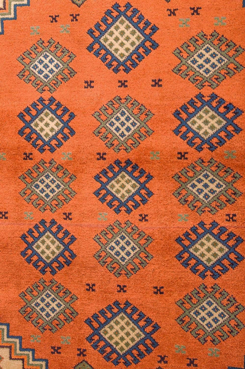 Alfombra Turkaman - 184 x 127 cm - naranja