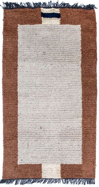 Alfombra de Nepal - 140 x 70 cm - beige