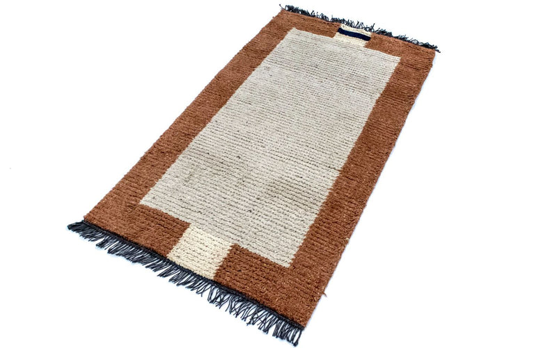 Alfombra de Nepal - 140 x 70 cm - beige