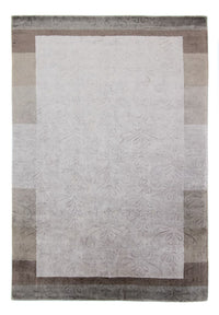 Alfombra de lana - 241 x 166 cm - plata