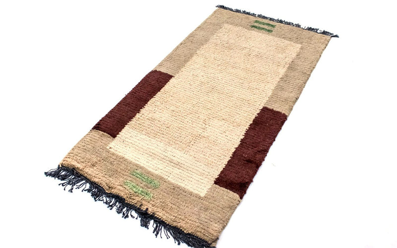 Alfombra de Nepal - 140 x 70 cm - beige