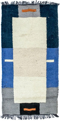 Alfombra de Nepal - 140 x 70 cm - beige