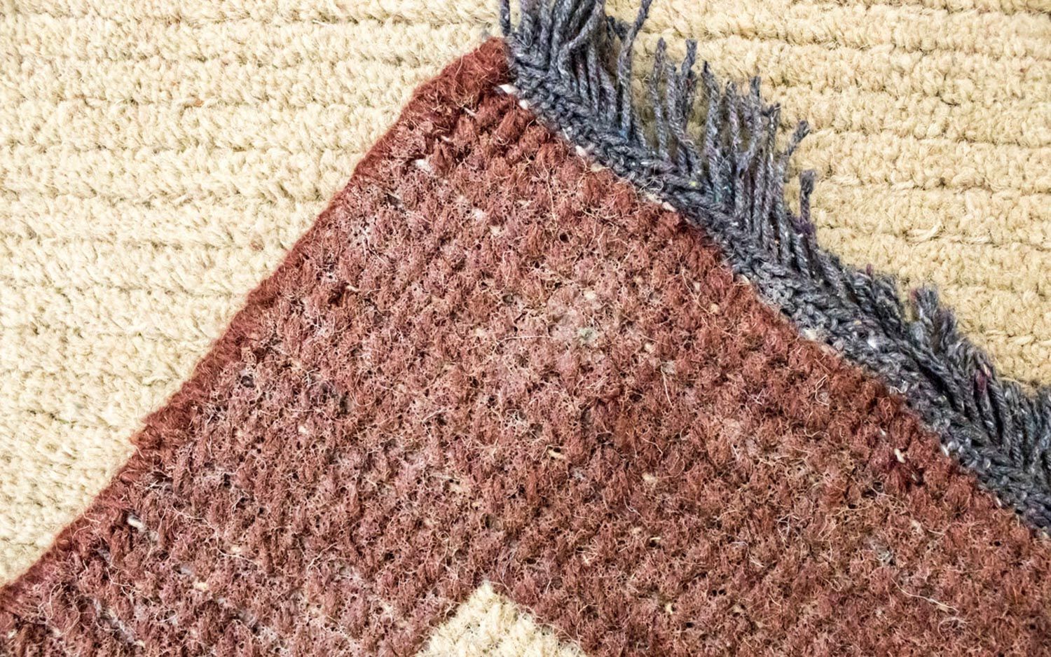 Alfombra de Nepal - 140 x 70 cm - beige